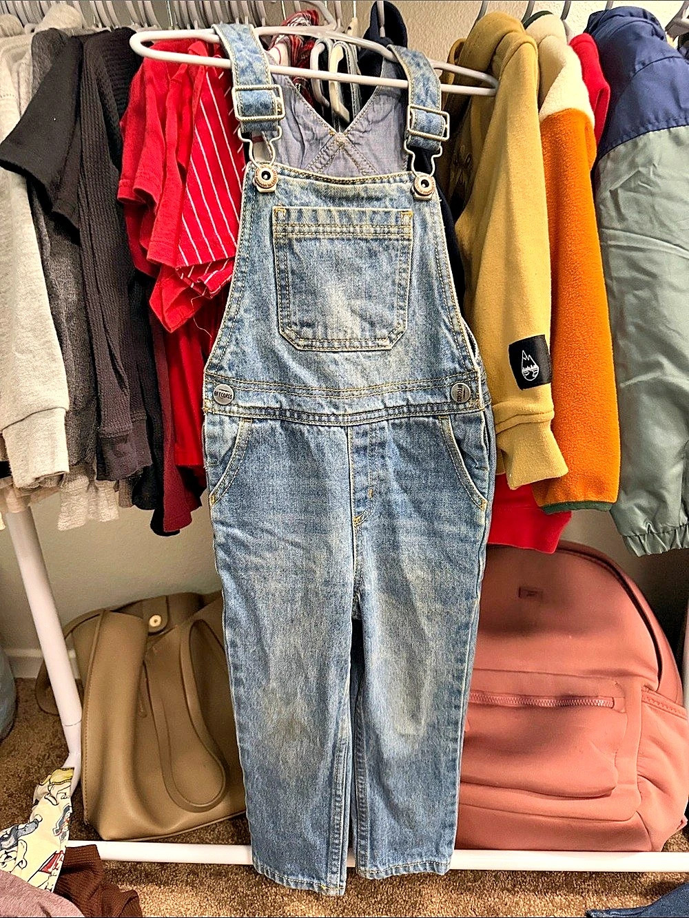 Offcorss Classic Denim Overalls Blue